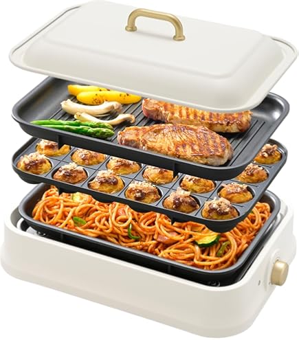 Amazon | マルチプレート ホットプレート ECL 焼肉プレート グリル鍋